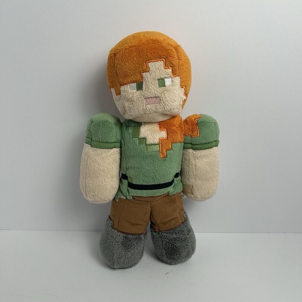 JINX Minecraft Alex Plush Doll - Plush Character Collectible Toy